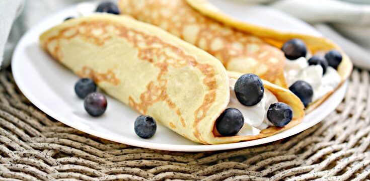 Keto Cream Cheese Crepes