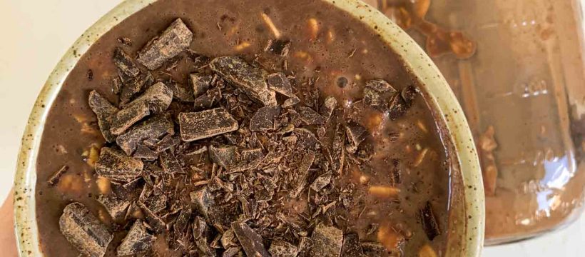 Triple Chocolate Overnight Oats