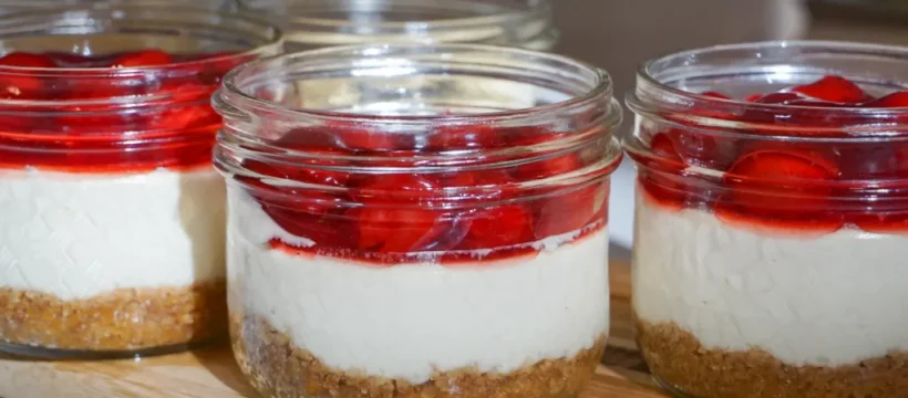 Simple Cheesecake Jars