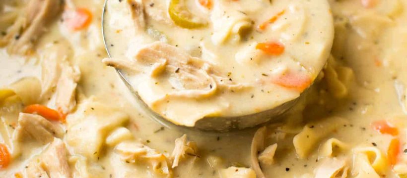 Creamy Chicken Noodle Soup