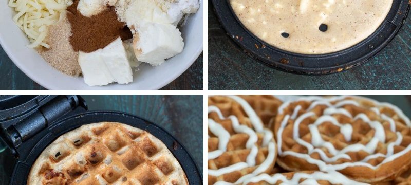 Cinnamon Roll Chaffles