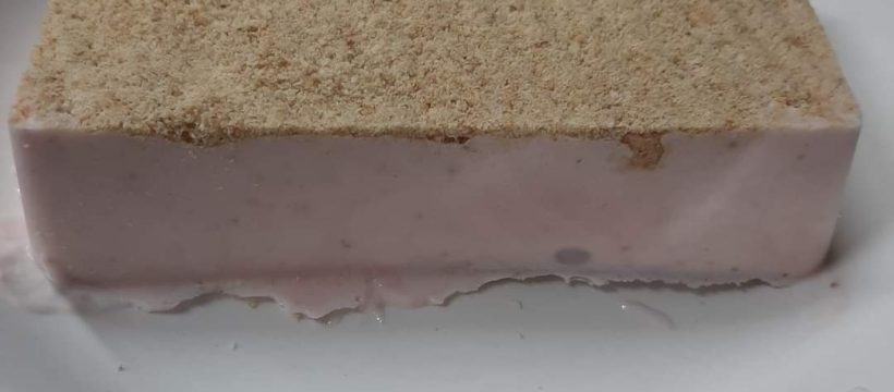 Homemade Protein Strawberry Cheesecake Ice cream