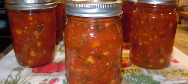 WONDERFUL SALSA WITH BLACK BEANS AND CORN