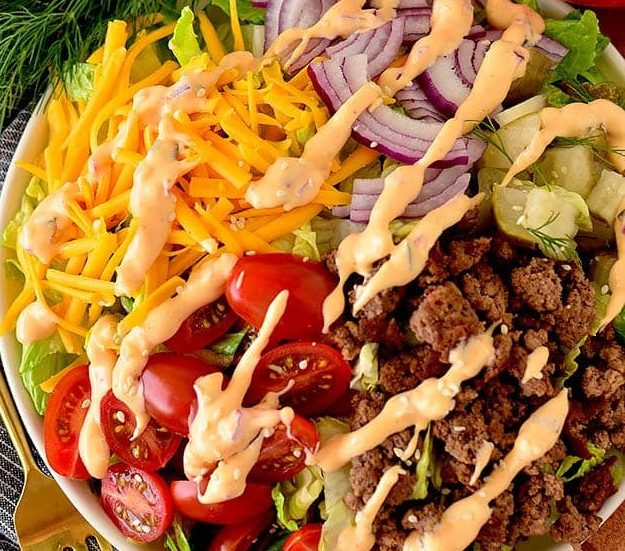 Big Mac Cheeseburger Protein Bowl