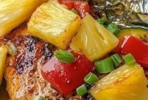 Teriyaki Pineapple Chicken Foil Packets