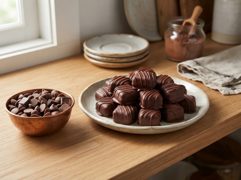 Keto Chocolate Nougat candy