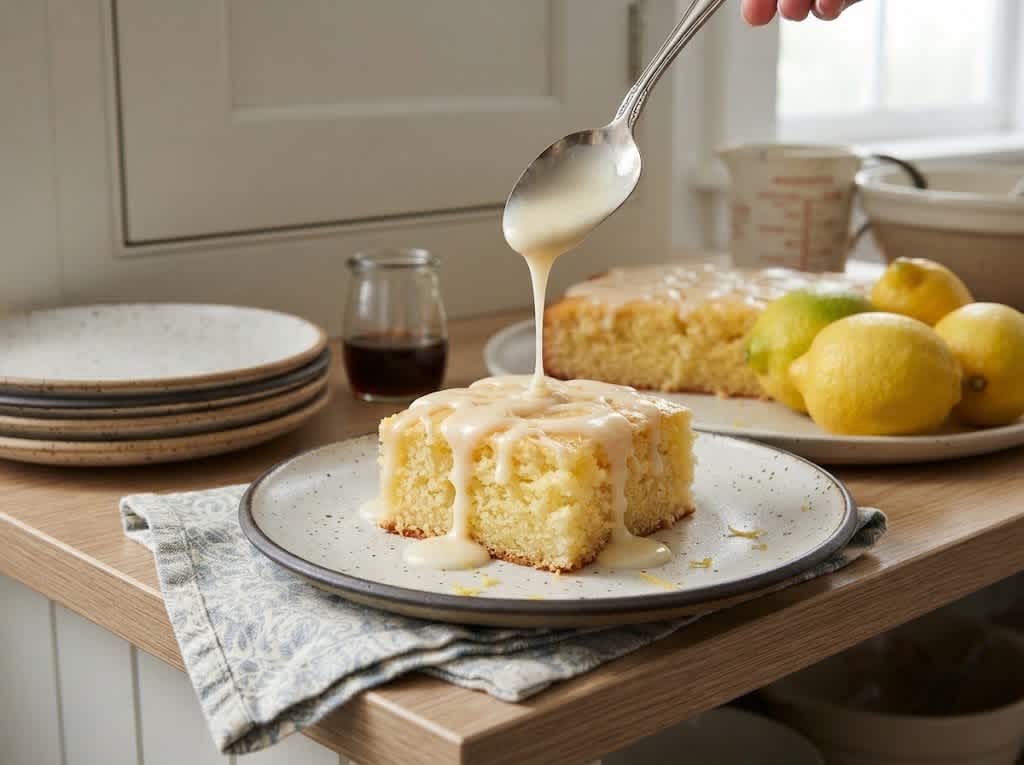 KETO Flourless Lemon Greek Yogurt Cake