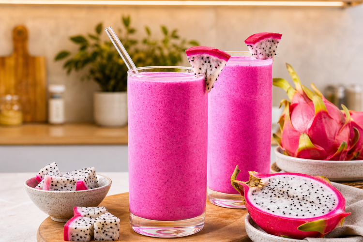 Dragon-fruit Smoothie (Protein-Packed)
