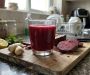 Healthy Beetroot, Ginger and Lemon Drink